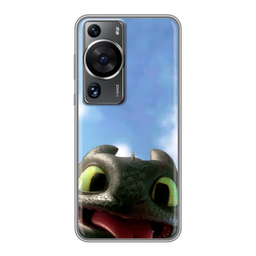 Дизайнерский силиконовый чехол для Huawei P60 Как приручить дракона