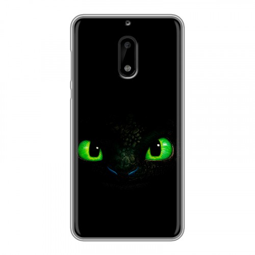 Дизайнерский пластиковый чехол для Nokia 6 Как приручить дракона