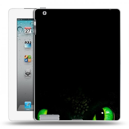 Дизайнерский пластиковый чехол для Ipad 2/3/4 Как приручить дракона