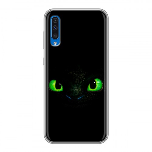 Дизайнерский силиконовый чехол для Samsung Galaxy A50 Как приручить дракона