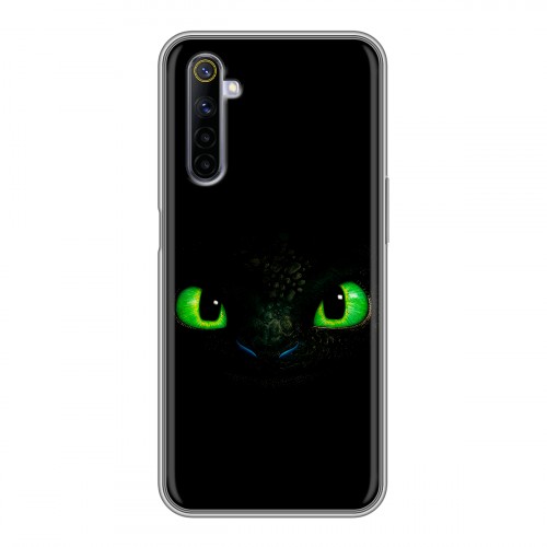 Дизайнерский силиконовый с усиленными углами чехол для Realme 6 Как приручить дракона