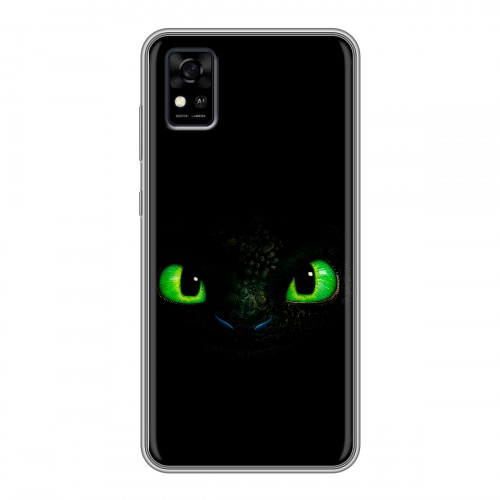 Дизайнерский силиконовый чехол для ZTE Blade A31 Как приручить дракона