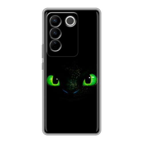 Дизайнерский силиконовый чехол для Vivo V27 Как приручить дракона