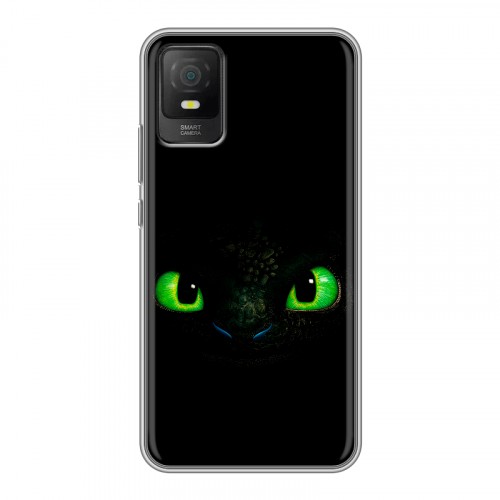 Дизайнерский силиконовый чехол для TCL 403 Как приручить дракона