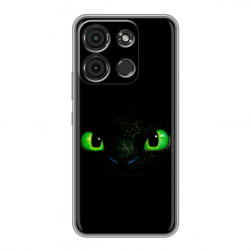 Дизайнерский силиконовый чехол для Itel A60s Как приручить дракона