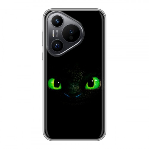 Дизайнерский силиконовый чехол для Huawei Pura 70 Как приручить дракона