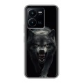 Полупрозрачный дизайнерский силиконовый чехол для Vivo Y35 Волк