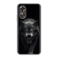 Полупрозрачный дизайнерский силиконовый чехол для OPPO A17 Волк