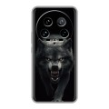 Полупрозрачный дизайнерский пластиковый чехол для Xiaomi 14 Ultra Волк