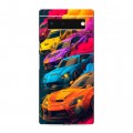 Полупрозрачный дизайнерский силиконовый чехол для Google Pixel 6 Тачки