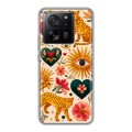Полупрозрачный дизайнерский силиконовый чехол для Xiaomi 13T Модный принт