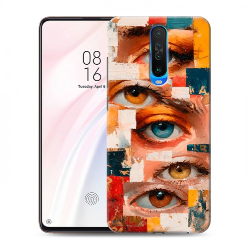 Полупрозрачный дизайнерский пластиковый чехол для Xiaomi RedMi K30 Модный принт