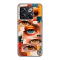 Полупрозрачный дизайнерский силиконовый чехол для OnePlus 10T Модный принт