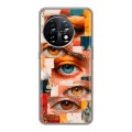 Полупрозрачный дизайнерский силиконовый чехол для OnePlus 11 Модный принт