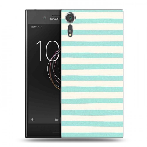 Дизайнерский пластиковый чехол для Sony Xperia XZs Пастельные узоры