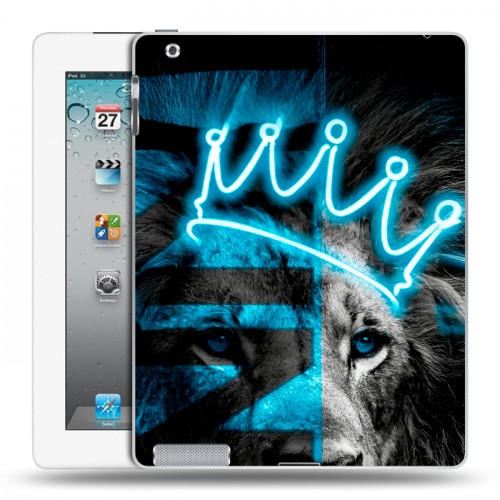 Дизайнерский пластиковый чехол для Ipad 2/3/4 Король лев
