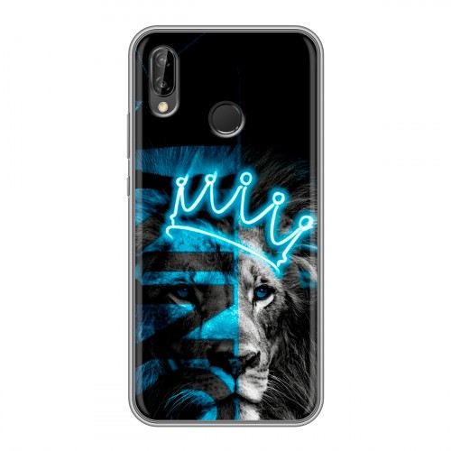 Дизайнерский силиконовый чехол для Huawei P20 Lite Король лев