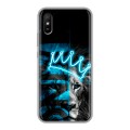Дизайнерский силиконовый с усиленными углами чехол для Xiaomi RedMi 9A Король лев