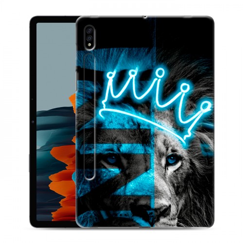 Дизайнерский силиконовый чехол для Samsung Galaxy Tab S7 Король лев