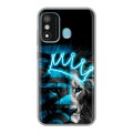 Дизайнерский силиконовый чехол для Itel A27 Король лев