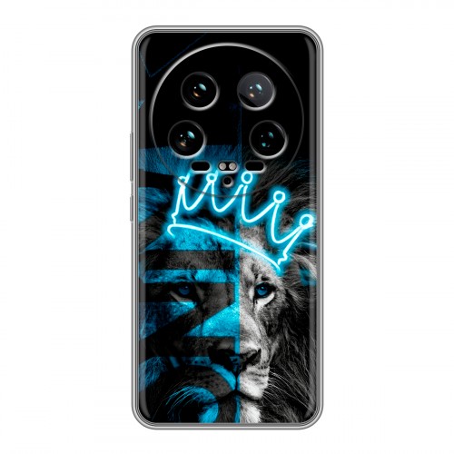 Дизайнерский силиконовый чехол для Xiaomi 14 Ultra Король лев