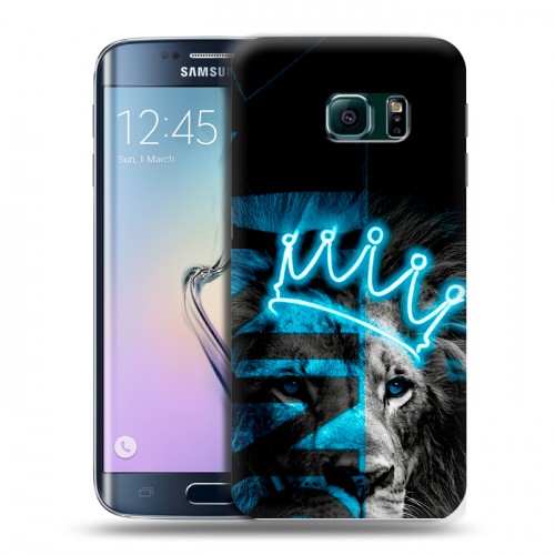 Дизайнерский силиконовый чехол для Samsung Galaxy S6 Edge Король лев