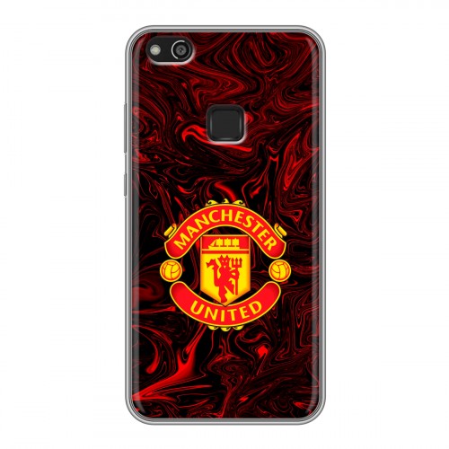 Дизайнерский силиконовый чехол для Huawei P10 Lite Manchester United