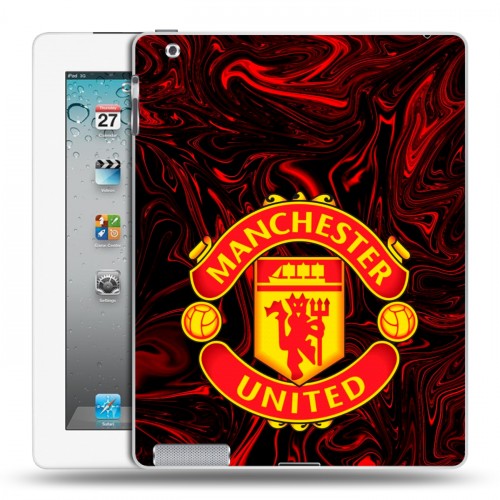 Дизайнерский пластиковый чехол для Ipad 2/3/4 Manchester United