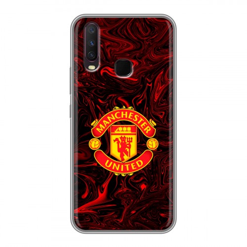 Дизайнерский силиконовый чехол для Vivo Y17 Manchester United
