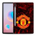 Дизайнерский силиконовый чехол для Samsung Galaxy Tab S6 Manchester United