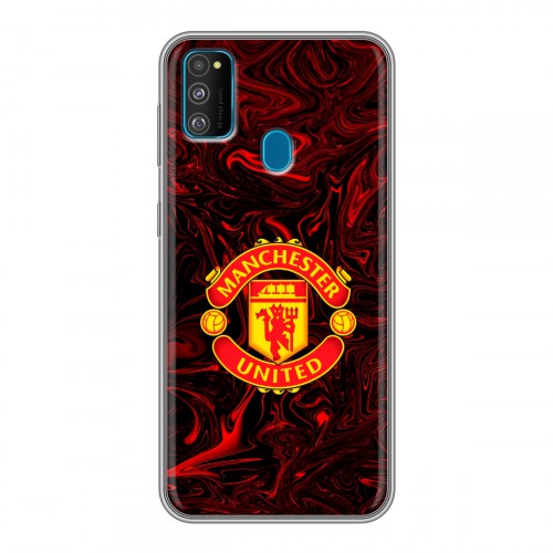 Дизайнерский силиконовый чехол для Samsung Galaxy M30s Manchester United