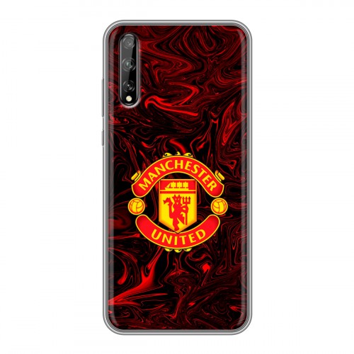 Дизайнерский силиконовый чехол для Huawei Y8p Manchester United