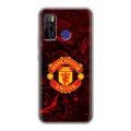 Дизайнерский силиконовый чехол для Tecno Camon 15 Manchester United