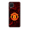 Дизайнерский силиконовый чехол для Samsung Galaxy A12 Manchester United