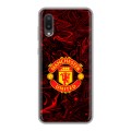 Дизайнерский силиконовый чехол для Samsung Galaxy A02 Manchester United