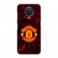 Дизайнерский силиконовый с усиленными углами чехол для Nokia G20 Manchester United