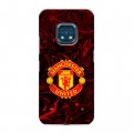 Дизайнерский силиконовый с усиленными углами чехол для Nokia XR20 Manchester United