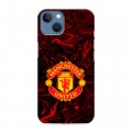 Дизайнерский силиконовый чехол для Iphone 13 Manchester United
