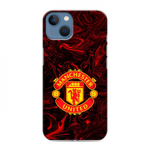 Дизайнерский силиконовый чехол для Iphone 13 Manchester United