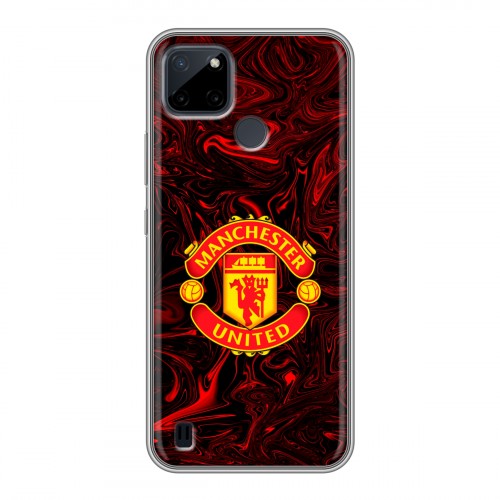 Дизайнерский силиконовый чехол для Realme C21Y Manchester United