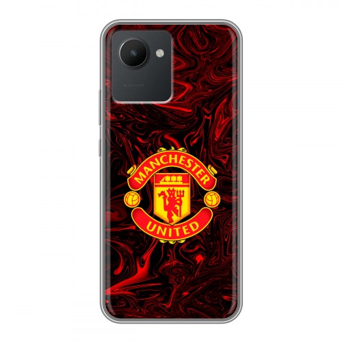 Дизайнерский силиконовый чехол для Realme C30 Manchester United