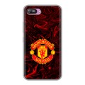 Дизайнерский силиконовый с усиленными углами чехол для Itel A25 Manchester United