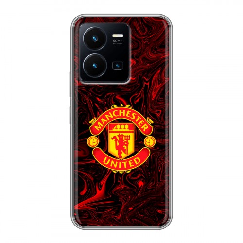 Дизайнерский силиконовый чехол для Vivo Y35 Manchester United