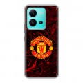 Дизайнерский пластиковый чехол для Vivo V25 Manchester United