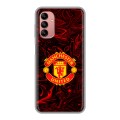 Дизайнерский силиконовый чехол для Samsung Galaxy A04s Manchester United