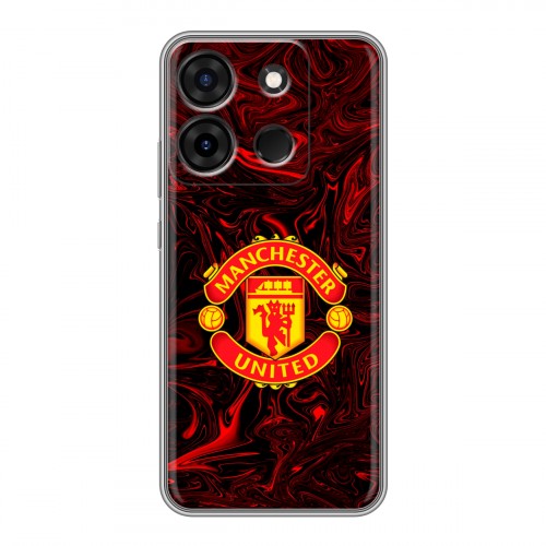 Дизайнерский силиконовый чехол для Infinix Smart 7 Manchester United
