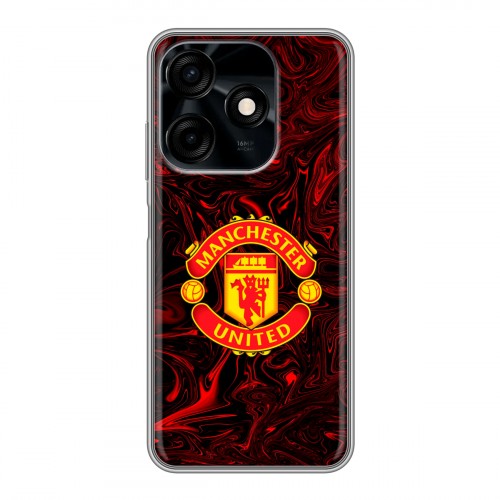 Дизайнерский силиконовый чехол для Tecno Spark 10C Manchester United