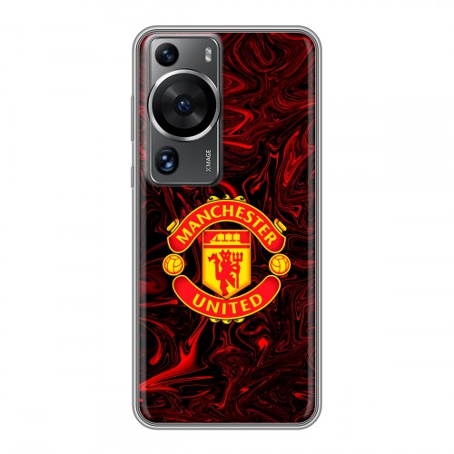 Дизайнерский силиконовый чехол для Huawei P60 Manchester United