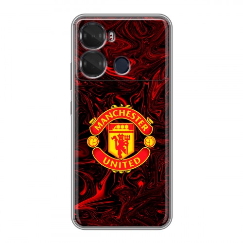 Дизайнерский силиконовый чехол для Itel P40 Manchester United
