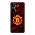 Дизайнерский силиконовый чехол для Tecno Camon 20 Manchester United